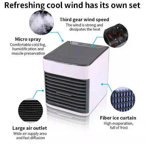 MINI PORTABLE AIR CONDITIONER AND COOLER